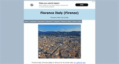 Desktop Screenshot of florenceitaly.ca